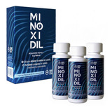 Minoxidil 5% Tratamiento Anticaída Cabello Y Barba 3 Pack