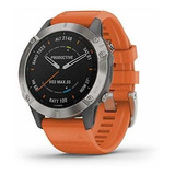 Garmin Fenix 6 Pro  Zafiro Orange Reloj Multideporte Gps