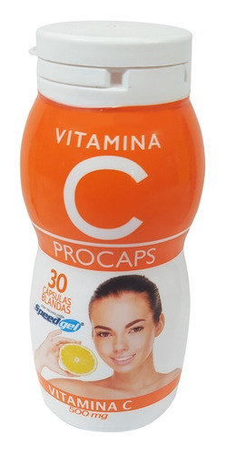 Vitamina C Procaps 500mg, 30 Capsulas Blandas