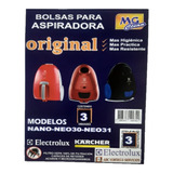 Bolsas Nano Nan11 Aspiradora Electrolux X 3 Und Neo 31 Nan 1