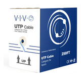 Cable Ethernet 250 Pies A Granel Vivo Cat-5e Cable Utp Lan