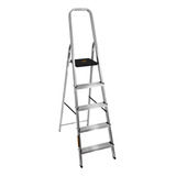 Escalera Black+decker 150k Aluminio 5 Escalones Cuot Fs