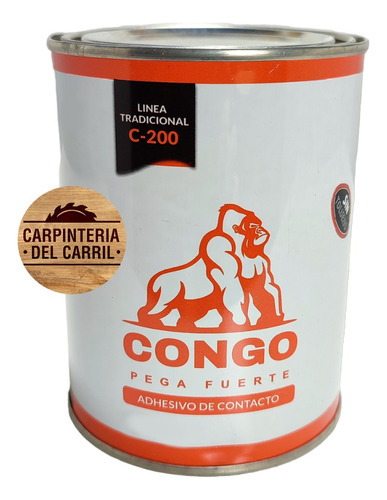 Cemento De Contacto Congo Pega Fuerte C-200 Sin Tolueno 400g