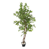 Árvore Artificial Ficus Verde Artificial Decorativa 1.80m