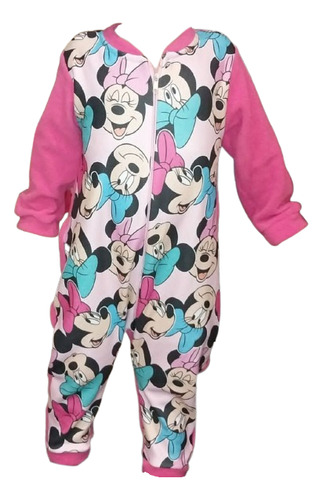 Pijama Disney Enterito Minnie Invierno Body Polar Nena 1 A 3
