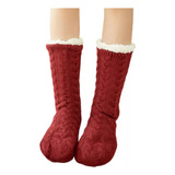 -calcetines De Punto Fuzzy Socks Para Mujer, Invierno, Suelo