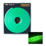 Cinta Led Neón Flexible Verde 5mts 12 Volt Sin Transformador