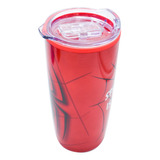 Termo Vaso Termico Disney Marvel Spiderman Hombre Araña 450m Color Rojo