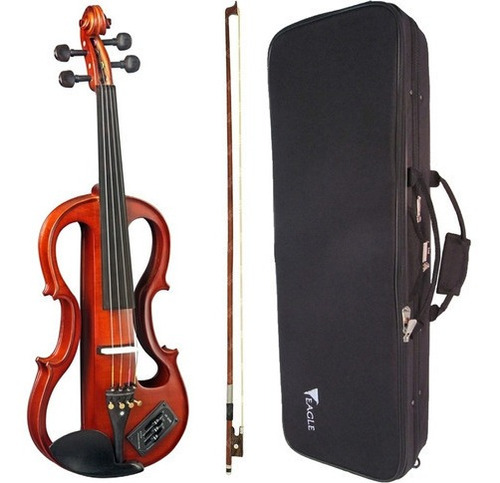 Violino Eagle Elétrico Ev744 4/4 Acetinado Estojo Envio 24h