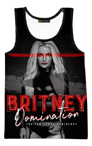 Playeras Sin Mangas Estampadas De Britney Spears De Moda De