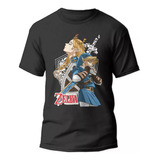 Polera Zelda Princesa Y Link Gamer Videojuegos Ters Textil