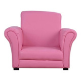 Sillon Infantil Ecocuero Rosa Nena Haussman Envío Gratis