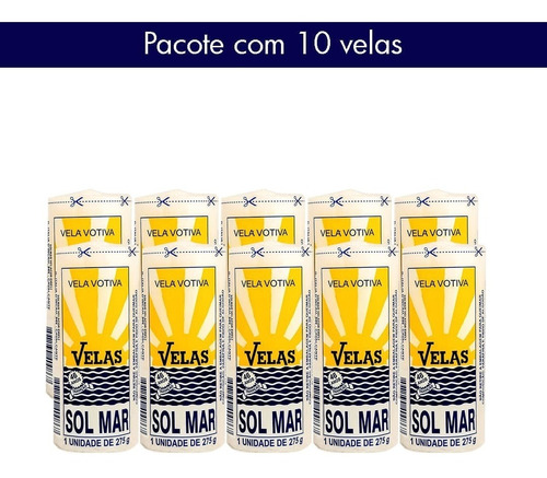 Pacote Vela Votiva 275g Leve 10 Pague 9 