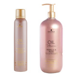 Kit Shampoo Y Mousse Marula & Rose Oil Ultime Schwarzkopf