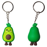 Llavero Aguacate Palta Goma Accesorios Moda Regalo Obsequio