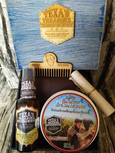 Kit Acelerado De Crecimiento Barba Y Bigote Bálsamo Y Loción