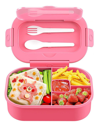 Lonchera Bento Box Lunch Para Niños Escolares Oficina 1300ml