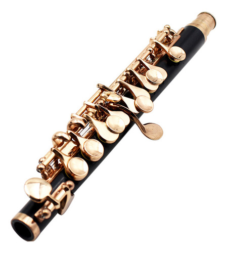 Flauta Piccolo Ottavino, Tamaño Medio, Curoníquel, Chapada E