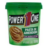 Pasta De Amendoim Com Açúcar De Coco Power 1 One Pote 500g