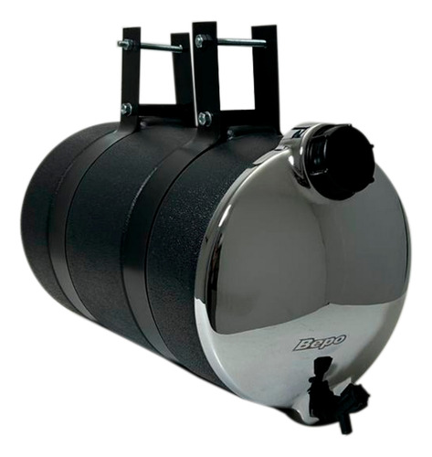 Tanque Agua Plastico 26 Lts C/espejo Sop/metalico Negro Bepo