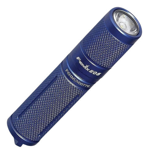 Mini Linterna Fenix Color Azul E05 Led 85 Lumens Sumergible