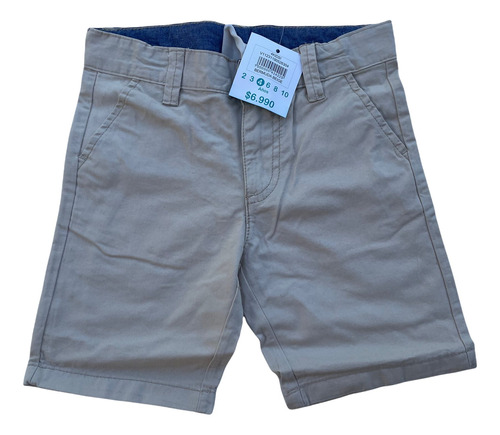 Short Niño Color Beige Marca 4kids Liquidacion