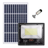 Foco Reflector Solar 500w Panel Solar Y Control Remoto