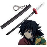 Llavero Katana Espada Giyuu Tomioka Kimetsu Yaiba Demon 