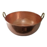 Tacho De Cobre Artesanal 30 Litro - 54 Cm De Diâmetro