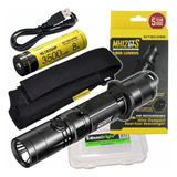 Nitecore Mh12gts Linterna Táctica Recargable Por Usb De 1800