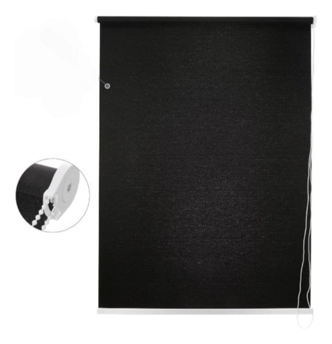 Cortinas Negra Modelo Roller 100cm*200cm Color Negro