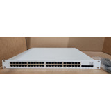 Cisco Meraki Ms250-48lp-hw 48-port Gb Poe 4-port Sfp+ 64 Dde