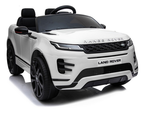 Carrinho Elétrico Infantil Land Rover Evoque 12v C/ Controle Cor Branco