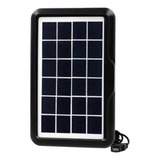 Cargador Multipropósito Panel Solar Portátil Usb / 6v 3.5w