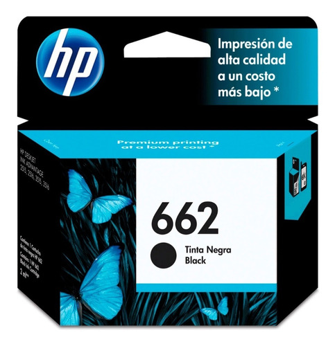 Cartucho Hp Original Black 662 1515 4515 2545 3545 3645