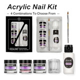 Poly Gel 3d Nail Art Consejos De Uñas Acrílico Polvo Manic