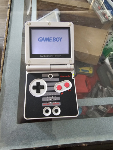 Gameboy Advance Sp Edición Nes Carcasa Original No Custom