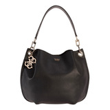 Bolsa Bucket Bag Guess Negro Vg685303-bla Mujer Diseño De La Tela Liso