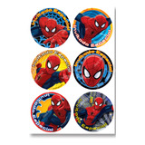 Spiderman Distintivos Stickers Artículo Fiesta - Spi0h1