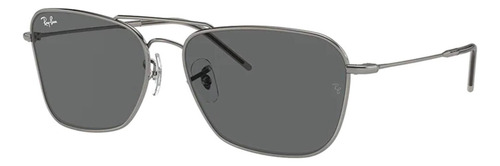 Ray Ban Rb0102s 004/gr Caravan Reverse Gunmetal Gray