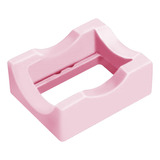 Suporte De Copo Pequeno Portátil De Silicone Para Uso Rosa