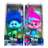 Trolls Grande Doll - Poppy Y Ramon 30 Cm 