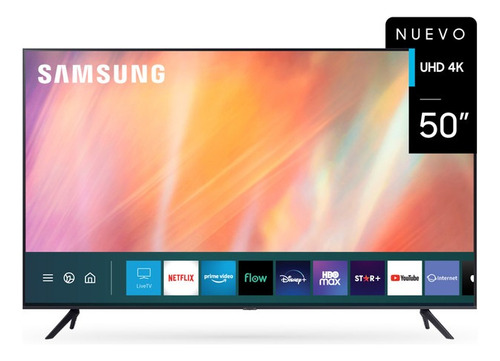 Smart Tv Samsung 50  Un50au7000 (nuevo) (precio Charlable)