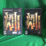 Playstation 2 Xiii Thirteen Somente Capa E Manual