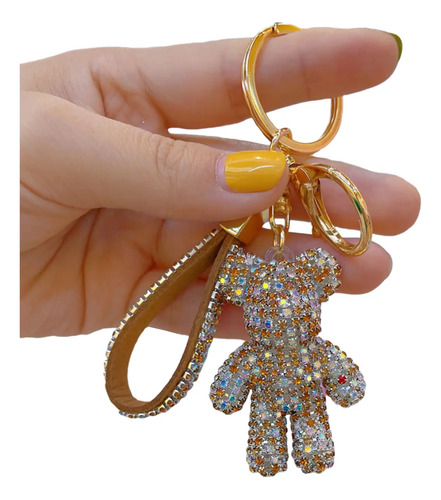 Llavero Oso De Diamantes Para Mujeres Coches Mochilas