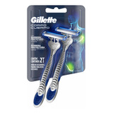 Gillette Cuerpo Maquina De Afeitar Desechable X2 Unidades.  