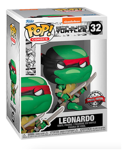 Funko Pop Leonardo #32 Special Edition 1984 Tmnt