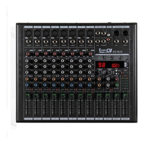 Mixer Análogo Con Bluetooth Ad-8ux