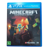 Jogo Minecraft Ps4 Edition Mídia Física Usado Bom Estado