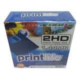 Kit 10 Caixas Disquete Printlife 2hd 3.5 Cx. Com 10 Unidades